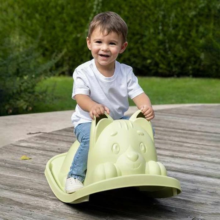 Smoby Balancín Gato Verde 4 Smoby Balancín Gato Verde 4