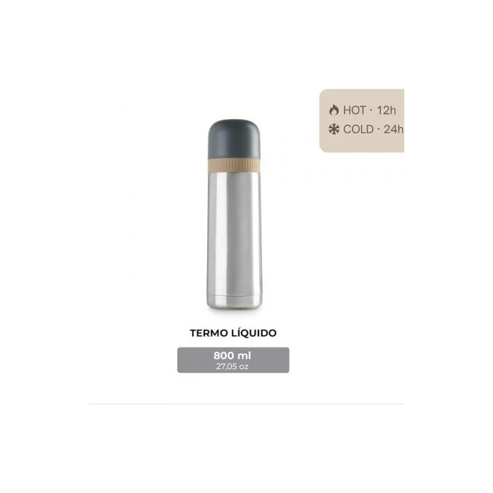 Bra Termo Enjoy Signature A196125/ 800ml/ Acero Inoxidable/ Base Antideslizante/ Tapón de Seguridad 1