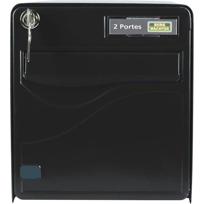 Burg-Wächter BUR3572010526858 Buzón Baltic 2 de Pie, con Puerta, Acero Galvanizado, Apertura Lateral, Negro 0 Burg-Wächter BUR3572010526858 Buzón Baltic 2 de Pie, con Puerta, Acero Galvanizado, Apertura Lateral, Negro 0