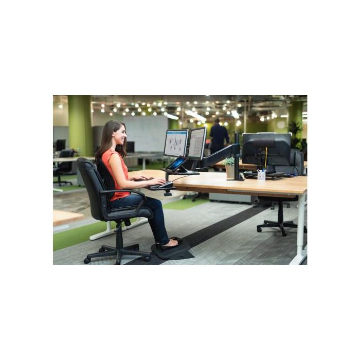 Kensington K52789WW Reposapiés Solemate Plus, Ajustable y Antideslizante, Negro 7