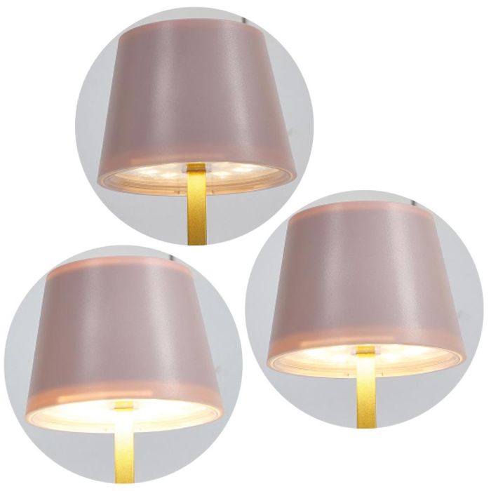 Home Deco Factory Lámpara Led Táctil Rosa 12 COB, 3 Intensidades, Pilas AAA, Decoración Moderna 5 Home Deco Factory Lámpara Led Táctil Rosa 12 COB, 3 Intensidades, Pilas AAA, Decoración Moderna 5