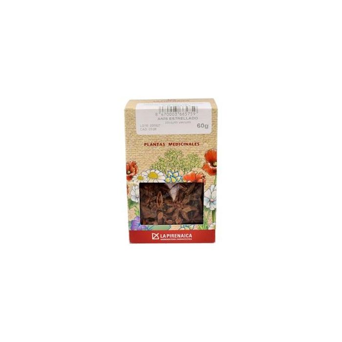 La Pirenaica Anis Estrellado (Badiana) Trociscos 60 G La Pirenaica Anis Estrellado (Badiana) Trociscos 60 G