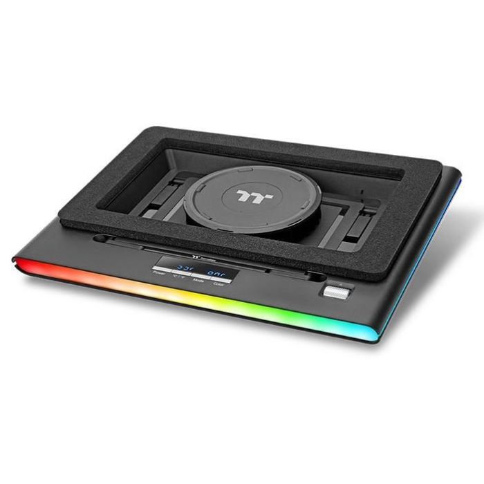Thermaltake Massive EXTREME - Base de refrigeración para portátil, 3500 RPM, Negro 0 Thermaltake Massive EXTREME - Base de refrigeración para portátil, 3500 RPM, Negro 0