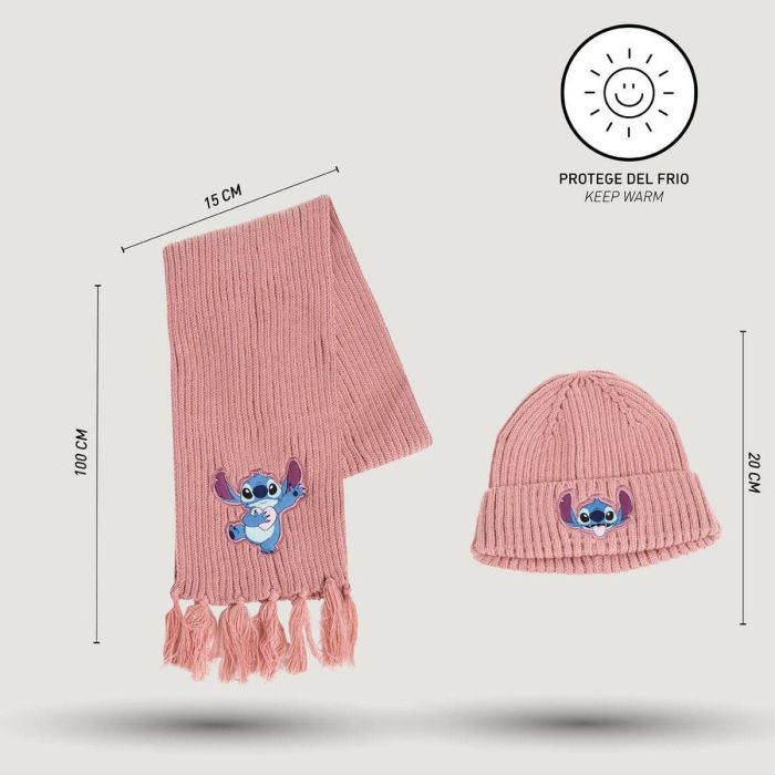 Conjunto 2 piezas bufanda stitch tu:t.unica 3 Conjunto 2 piezas bufanda stitch tu:t.unica 3