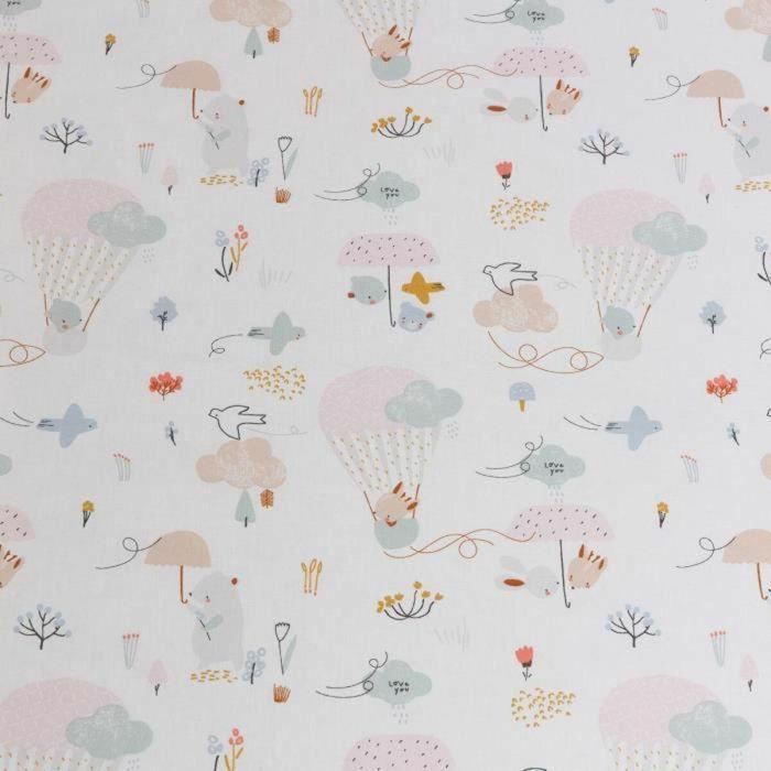 Tineo Colchón Nómada Globos 120 x 60 x 4 cm Blanco 2