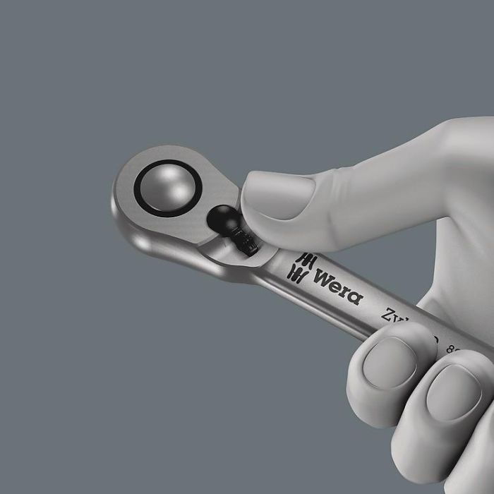 Wera 8100 SA 11 Zyklop Knarren- Satz. Umschalth.. 1/4 .zllig 3