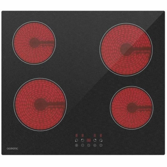 Placa vitrocerámica - OCEANIC - 4 fuegos - Negro 5