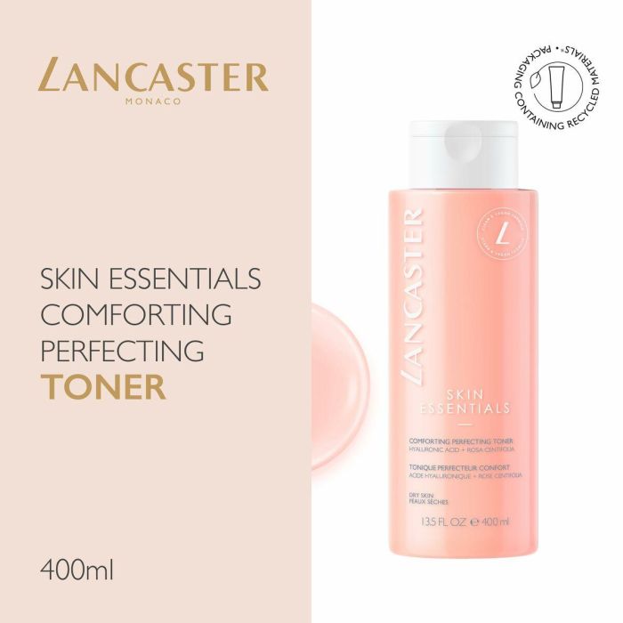 Lancaster CLEANSERS Comforting Perfecting Toner Facial para Piel Seca y Sensible Sin Alcohol 400 ml 7