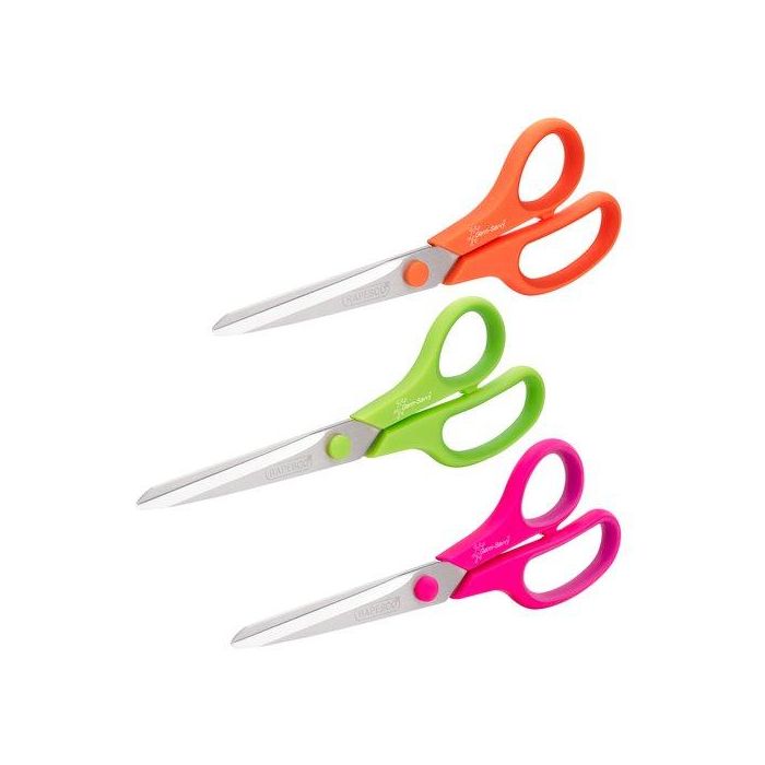 Tijeras Rapesco Con Mango Suave 21 Cm Paquete De 3 Colores Surtidos