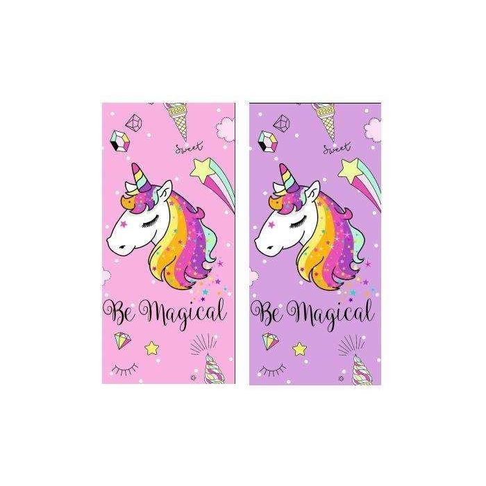 Secaneta Toalla Terciopelo Estampada Magical Rosa 75x150 cm 2