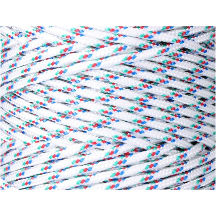 Cuerda trenzada pp tricolor 5 mm x 200 m 1 Cuerda trenzada pp tricolor 5 mm x 200 m 1