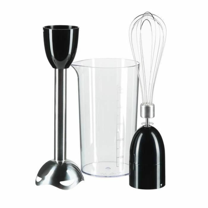 Continental Edison CEHB01 Licuadora de inmersión manual 400W, eje metal, función Turbo, vaso 550ml, batidor - Negro 3