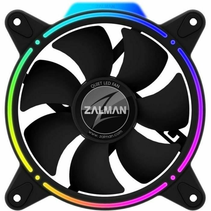 Zalman ZM-RFD120A Ventilador de Carcasa para PC 12 cm Negro con Iluminación LED Multi y 1500 RPM 18
