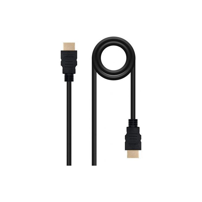 Nanocable 10.15.1702 Cable HDMI 1.4 Macho-Macho 1.8m Alta Velocidad 4K 3D ARC Negro 1 Nanocable 10.15.1702 Cable HDMI 1.4 Macho-Macho 1.8m Alta Velocidad 4K 3D ARC Negro 1