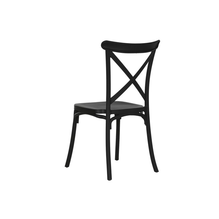 Silla Terraza Y Jardin DKD Home Decor Negro 51 x 88 x 48 cm (4 Unidades) 2 Silla Terraza Y Jardin DKD Home Decor Negro 51 x 88 x 48 cm (4 Unidades) 2
