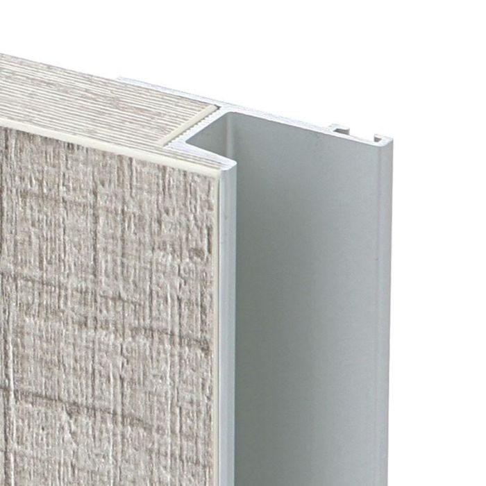 Trentadue Perfil Tirador de Aluminio Calas 44M, Plata Mate, 2,60m (Pack de 3 Unidades) 1