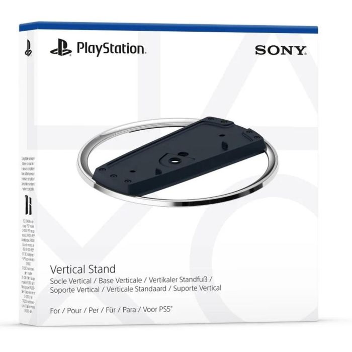 Sony Soporte Vertical para PS5 Slim - Compatible con PlayStation 5 Slim y Digital Edition - Diseño Negro y Cromo 0 Sony Soporte Vertical para PS5 Slim - Compatible con PlayStation 5 Slim y Digital Edition - Diseño Negro y Cromo 0