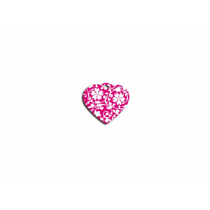 Placa identificativa Imarc Heart Rosa