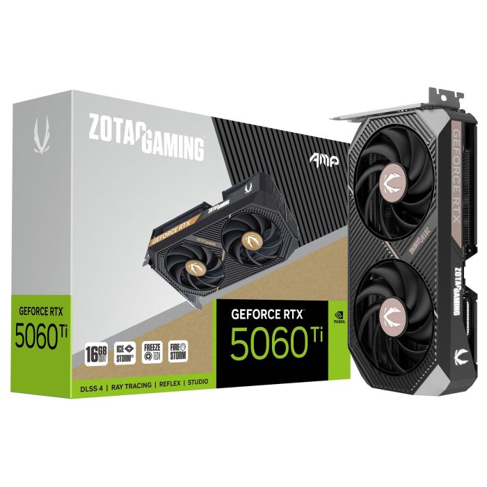 ZOTAC RTX 5060 Ti AMP NVIDIA GeForce 16 GB GDDR7 Tarjeta Gráfica 7