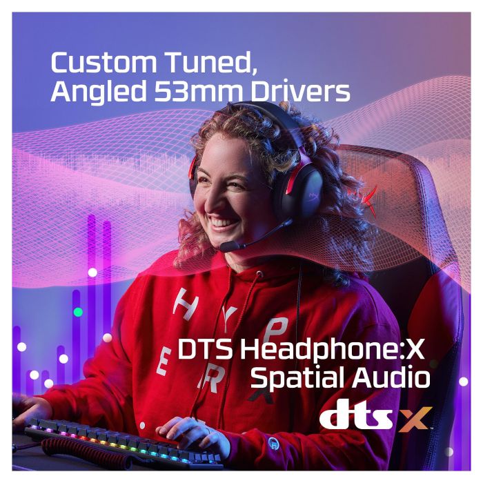 HP Cloud III Auriculares Gaming 7.1 Sound DTS Headphone:X Spatial Sound Over-Ear Color Negro