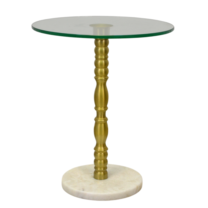 Mesita Auxiliar Moderno DKD Home Decor Blanco Dorado 41 x 53 x 41 cm 0 Mesita Auxiliar Moderno DKD Home Decor Blanco Dorado 41 x 53 x 41 cm 0