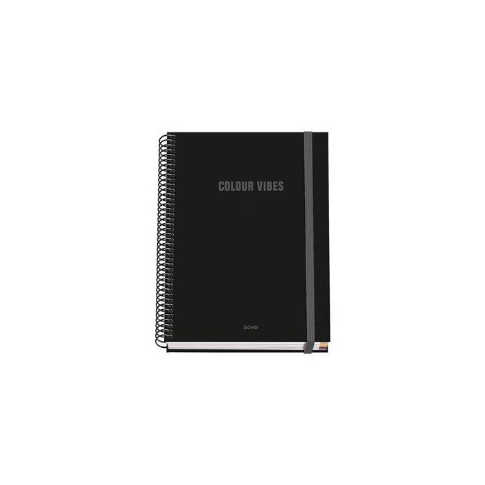 Bloc Dohe Colour Vibes Micro.Tapa Extra A5 100H 90Gr Cuadric.5X5 Negro