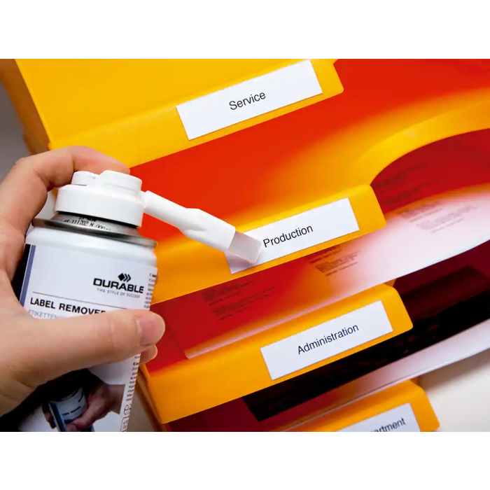 Durable Eliminador de etiquetas adhesivas, Quitaetiquetas para papel, Bote 200 ml 1