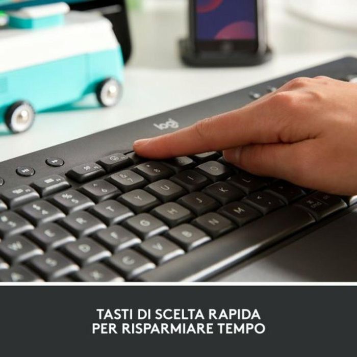 Teclado Logitech 920-010915 Grafito Qwerty Español QWERTY 2