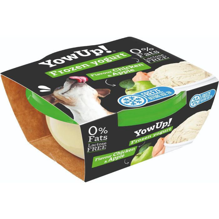 Yow Up Yogur Helado Pollo Manzana Caja Display 12x110 gr