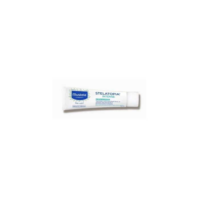 Mustela STELATOPIA INTENSE Crema Hidratante Corporal para Dermatitis Atópica, Eritema y Picor en Bebés, Niños y Adultos Sin Fragancia 30 ml