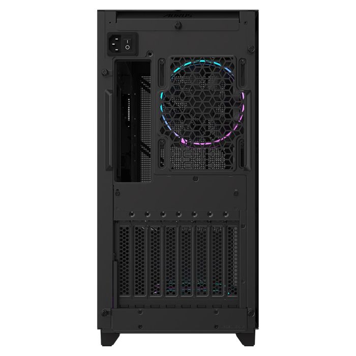 Gigabyte Aorus C400 Glass Midi Tower ATX Negro con Panel de Vidrio Templado, 3 Ventiladores ARGB Incluidos, USB 3.2 Tipo C, 28300-AC400-2CKR 7