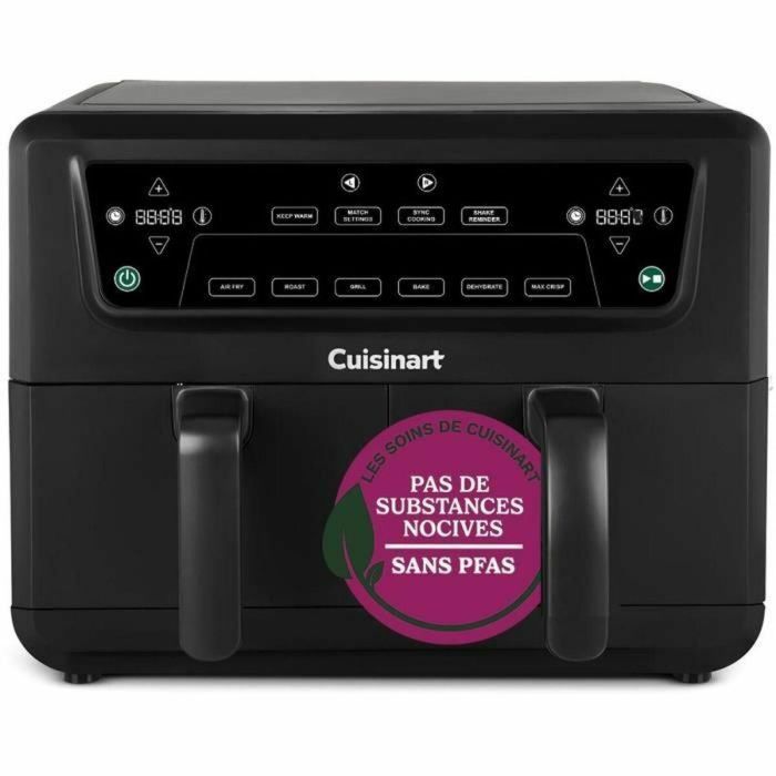 Cuisinart Freidora de Aire AFD10OBLE - Tanque Doble - Negra - 10,4 L - 2400 W 0 Cuisinart Freidora de Aire AFD10OBLE - Tanque Doble - Negra - 10,4 L - 2400 W 0