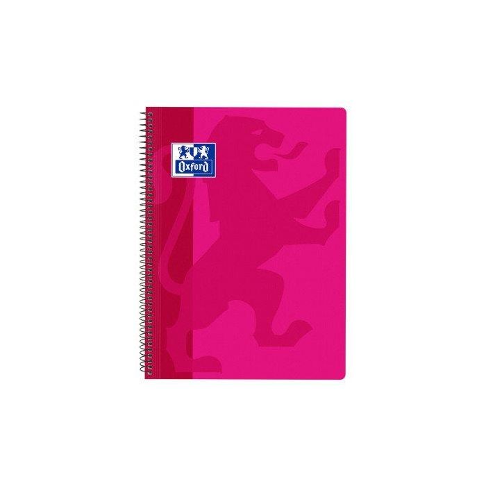 Bloc Oxford School Classic Tapa Pp Fº 80H Cuadric.4X4 90G Fucsia 5 unidades