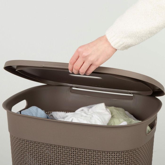 Cesto para la Ropa Curver Marrón Plástico 55 L 44 x 61 x 35 cm (8 Unidades) 1 Cesto para la Ropa Curver Marrón Plástico 55 L 44 x 61 x 35 cm (8 Unidades) 1