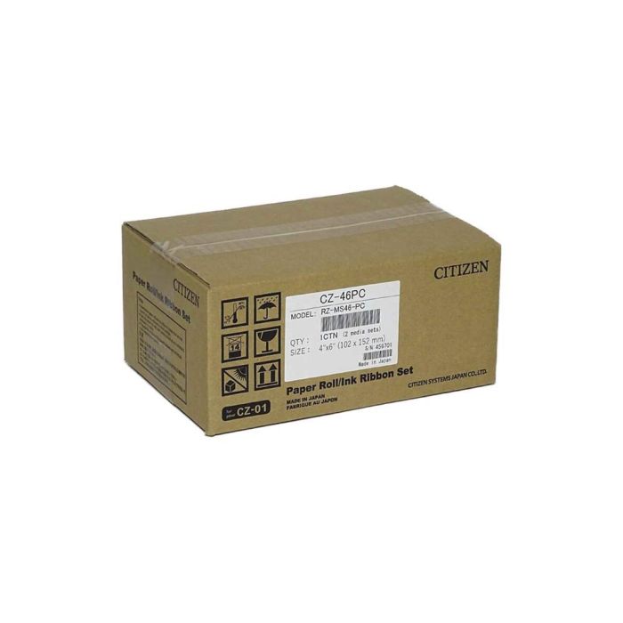 Papel Sublimacion Citizen 10x15 cm 300 Impresiones Por Rollo Para Impresora Cz-01