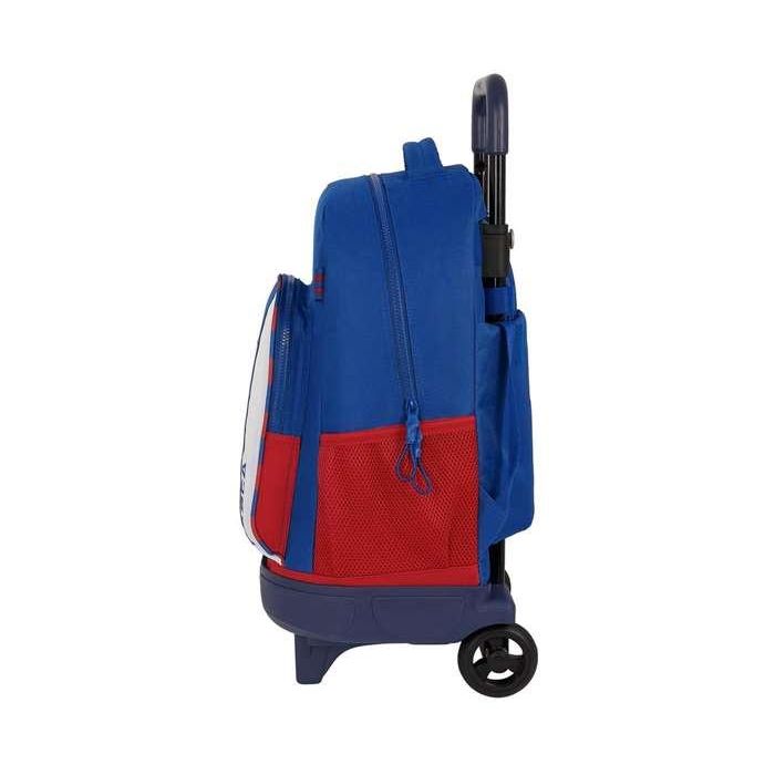 Mochila Escolar con Ruedas F.C. Barcelona Azul Granate 33 X 45 X 22 cm 2
