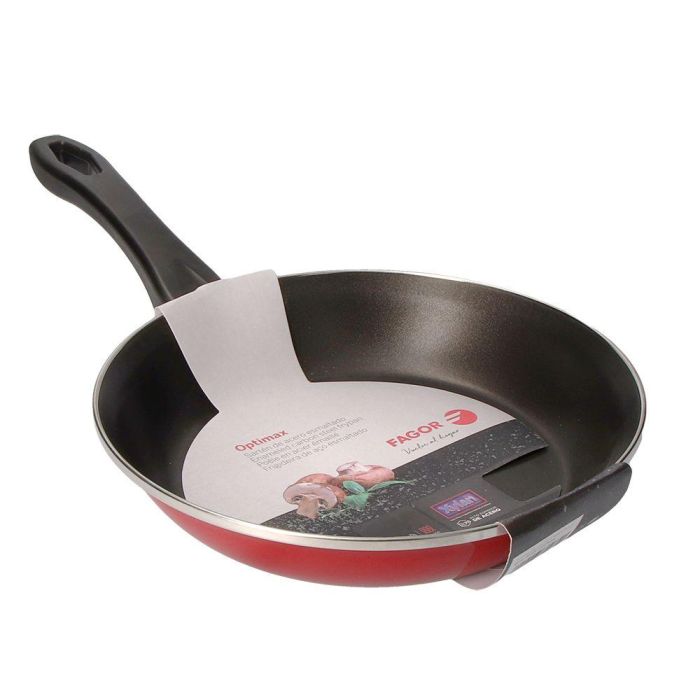 Fagor Sartén Optimax Ø30 cm Roja Acero AISI 430 Fagor Sartén Optimax Ø30 cm Roja Acero AISI 430