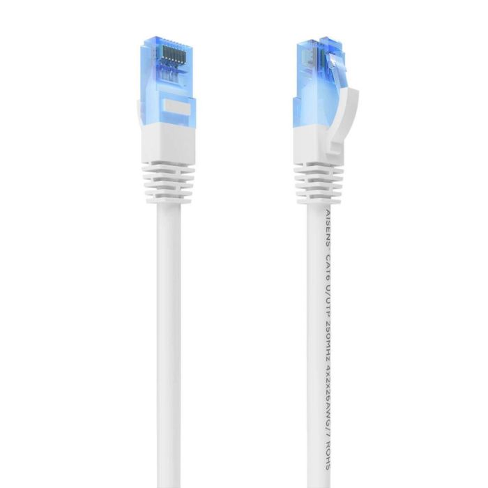 AISENS - CABLE DE RED LATIGUILLO RJ45 CAT.6 UTP AWG26 CCA, BLANCO, 15M 1 AISENS - CABLE DE RED LATIGUILLO RJ45 CAT.6 UTP AWG26 CCA, BLANCO, 15M 1