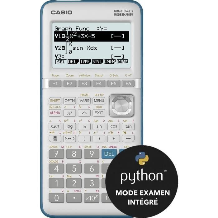 Calculadora integrada CASIO Graph 35 + E II Python 1 Calculadora integrada CASIO Graph 35 + E II Python 1