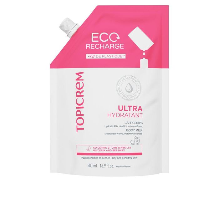 Topicrem Uh Leche Ultra Hidratante Corporal Recarga 500 mL