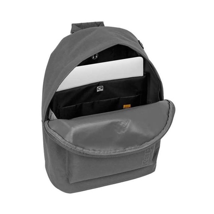 Kappa Basics Mochila para Portátil 14,1" Gris 31x41x16 cm 3 Kappa Basics Mochila para Portátil 14,1" Gris 31x41x16 cm 3