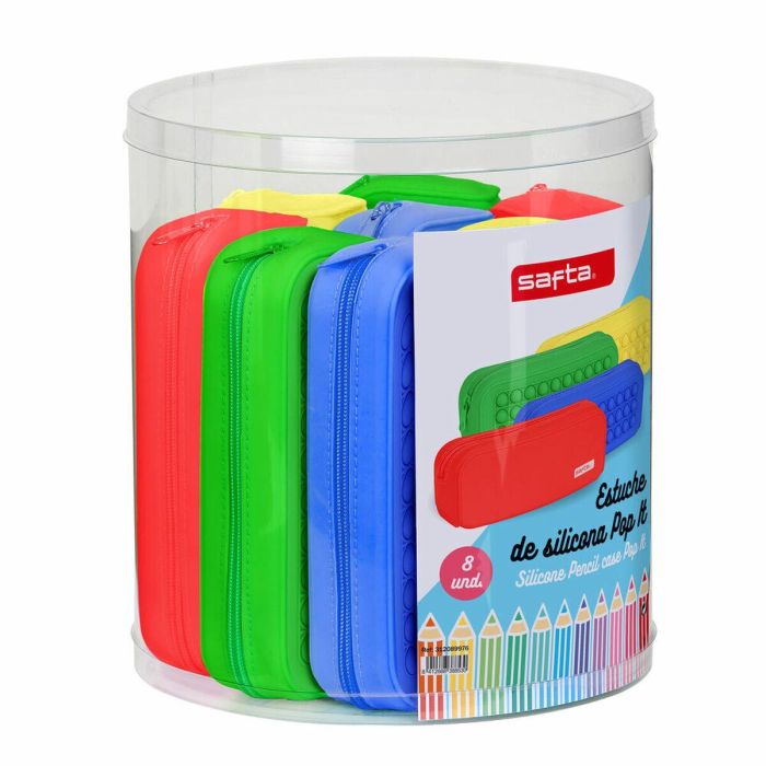 Safta Set 8 Juguetes Sensoriales Pop It Cuadrados de Silicona 27x23cm - Modelos Surtidos, Ideal para Niños +3 Años 4 Safta Set 8 Juguetes Sensoriales Pop It Cuadrados de Silicona 27x23cm - Modelos Surtidos, Ideal para Niños +3 Años 4