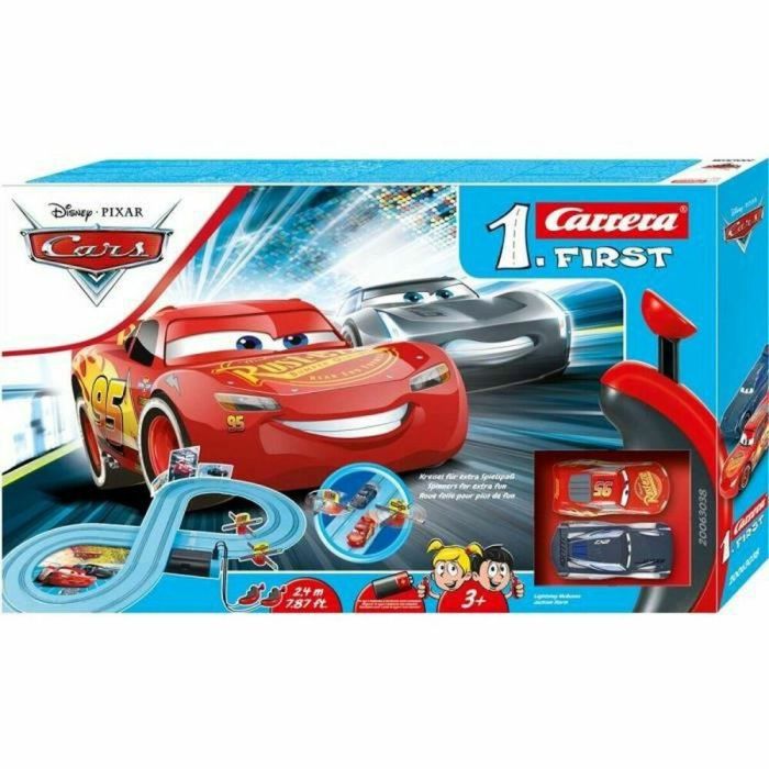 Carrera primer circuito Disney Cars 3 2.4 metros