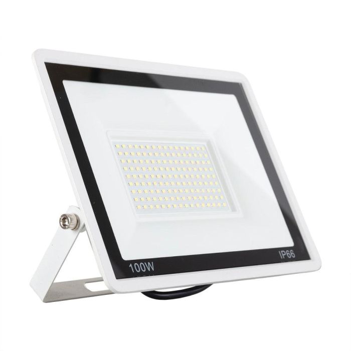 Foco Proyector LED 100W 8.000Lm 6000ºK IP66 Regulable 60,000H Acabado Blanco [LM-6010-W-CW] 2