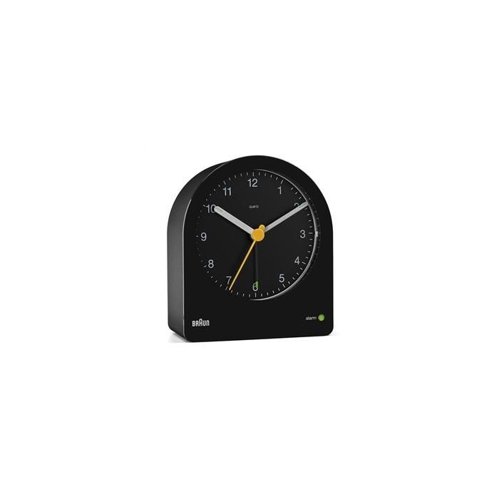 Reloj Despertador Clásico Analógico Negro BRAUN BC-22-B