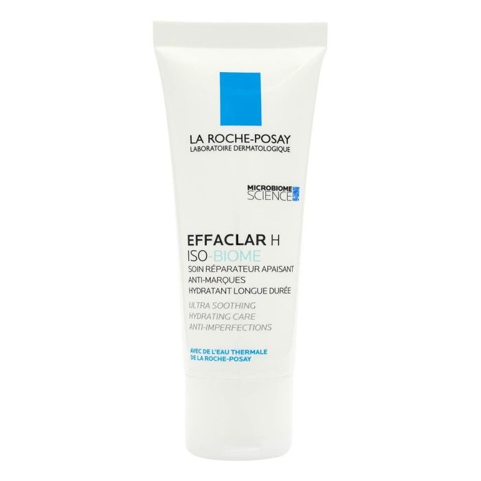 La Roche Posay Effaclar H ISO-BIOME Crema Hidratante Facial Reparadora para Piel Grasa con Acné y Debilitada, Calma, 40 ml La Roche Posay Effaclar H ISO-BIOME Crema Hidratante Facial Reparadora para Piel Grasa con Acné y Debilitada, Calma, 40 ml