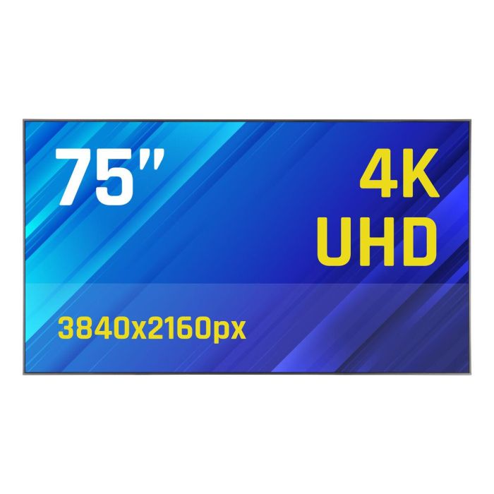 Monitor Videowall iggual IGG320051 4K Ultra HD 75" 3