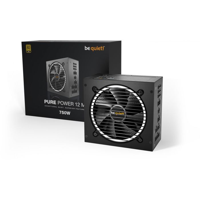be quiet! PURE POWER 12 M 750W Fuente de Alimentación PC ATX 3.1 Modular 80 PLUS Gold 1