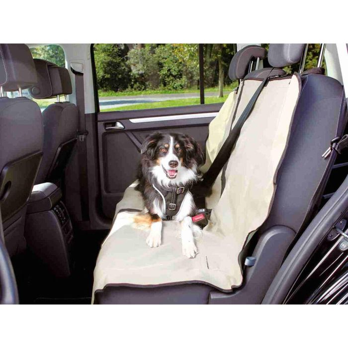 Funda Protectora de Asiento Individual de Coche para Mascotas Trixie 2 Funda Protectora de Asiento Individual de Coche para Mascotas Trixie 2