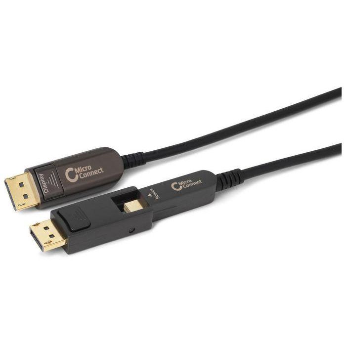 MicroConnect Premium Optic Fiber Mini DisplayPort 1.4 to DisplayPort Cable, 50m 3 MicroConnect Premium Optic Fiber Mini DisplayPort 1.4 to DisplayPort Cable, 50m 3